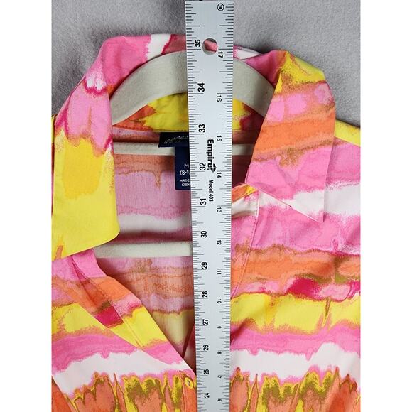 Scoop Multicolor Long Sleeve Tunic - Tie Dye - Size 8 - Elastic Waist - Picture 4 of 8